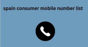 spain consumer mobile number list