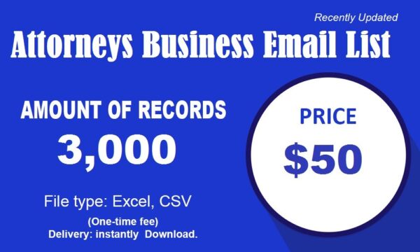 Attorneys Business Business Email Database