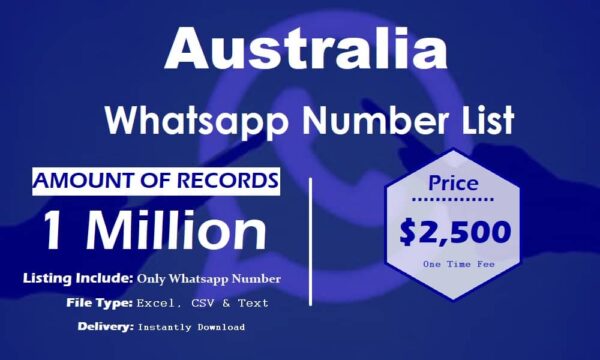 Australia Whatsapp Database 3 Million