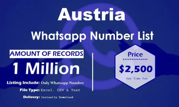 Austria Whatsapp Database 50K