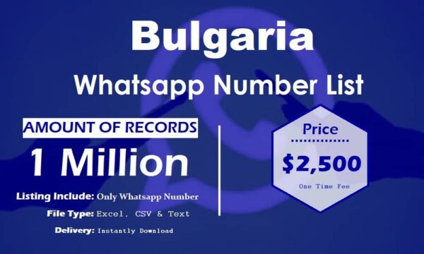 Bulgaria Whatsapp Database 3 Million