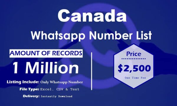 Canada Whatsapp Database Trial