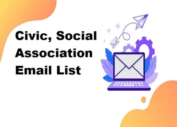 Civic, Social Association Business Email Database