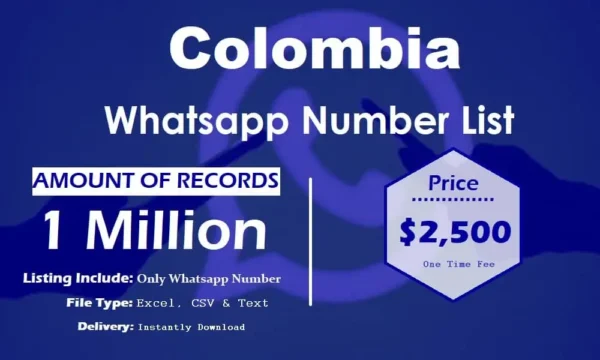 Colombia Whatsapp Database 500K