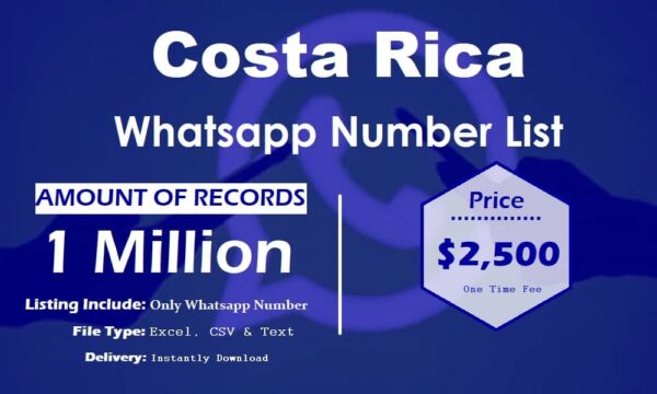 Costa Rica Whatsapp Database 100K