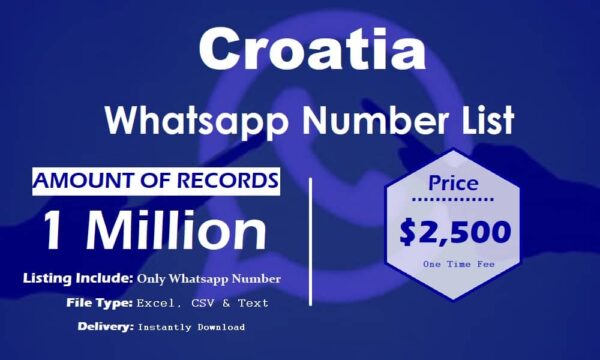 Croatia Whatsapp Database 100K