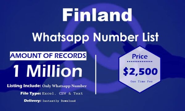 Finland Whatsapp Database 100K