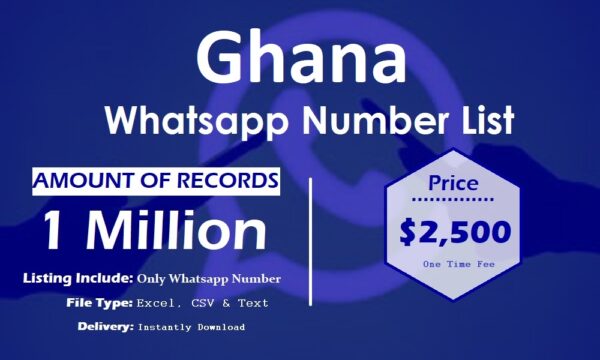 Ghana Whatsapp Database 1 Million