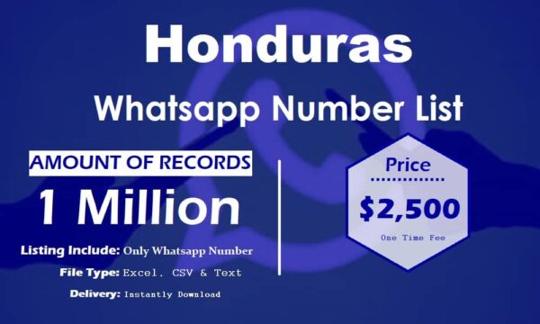 Honduras Whatsapp Database 500K