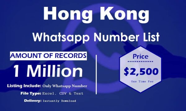 Hong Kong Whatsapp Database 3 Million