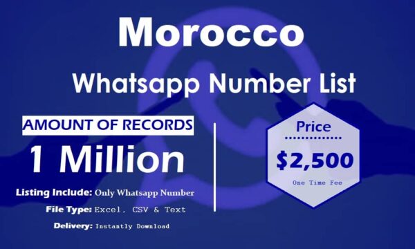 Morocco Whatsapp Database 5 Million