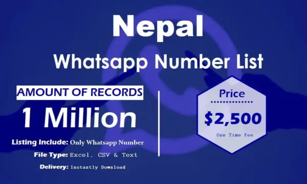 Nepal Whatsapp Database 100K