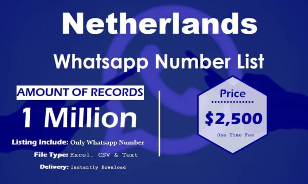 Netherlands Whatsapp Database 1 Million