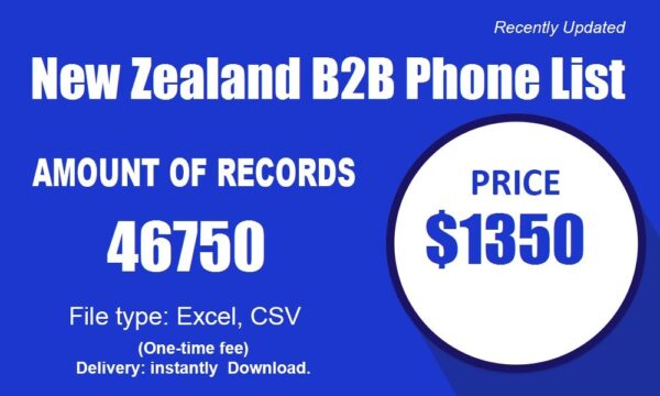 New Zealand B2B Number Material