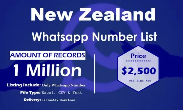 New Zealand Whatsapp Database Trial