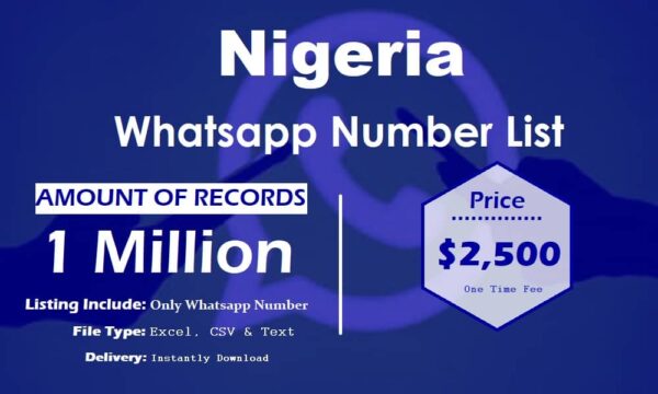 Nigeria Whatsapp Database 1 Million