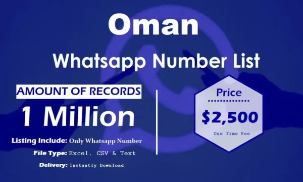 Oman Whatsapp Database Trial