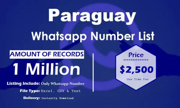 Paraguay Whatsapp Database 500K