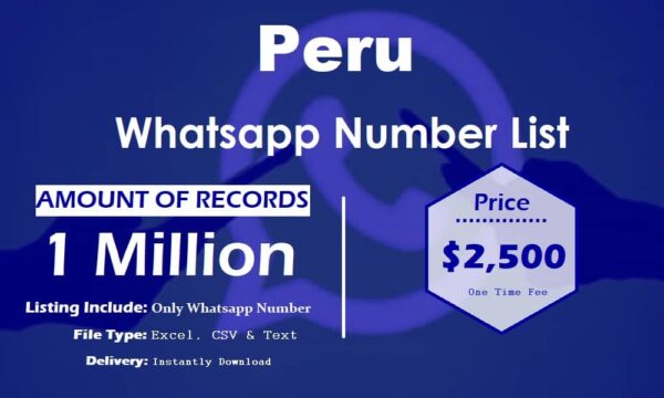 Peru Whatsapp Database 5 Million