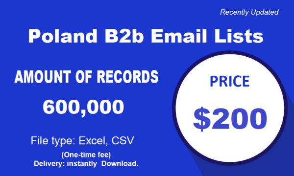 Poland B2b Business Email Databases