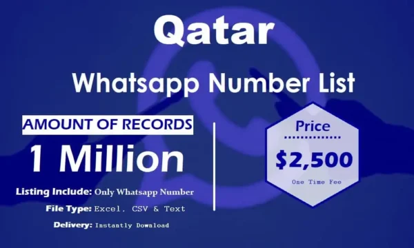 Qatar Whatsapp Database 3 Million