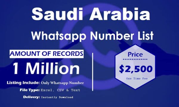 Saudi Arabia Whatsapp Database 500K