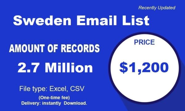 Sweden Business Email Database