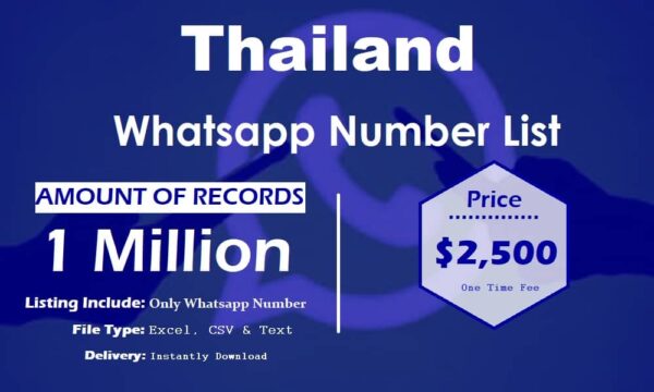 Thailand Whatsapp Database Trial