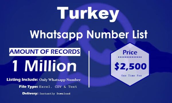 Turkey Whatsapp Database 100K