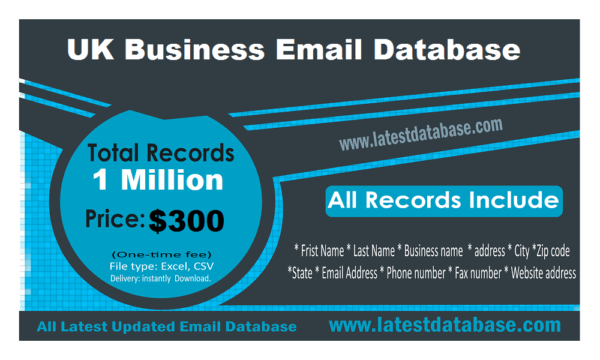 UK Business Business Email Database