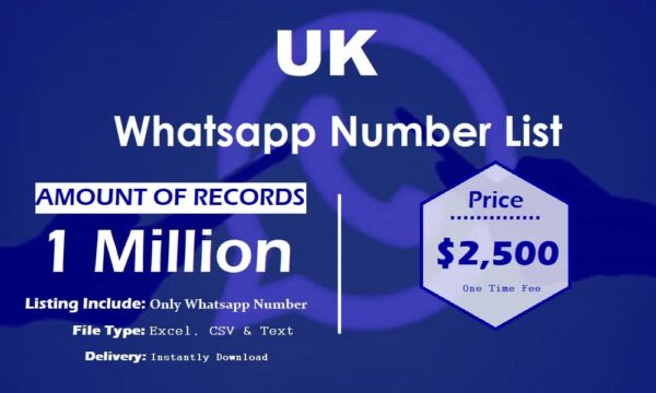 UK Whatsapp Database Trial