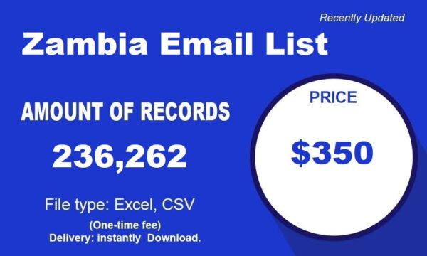 Zambia Business Email Databases