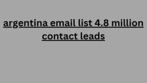 argentina email list 4.8 million contact leads