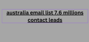 australia email list 7.6 millions contact leads