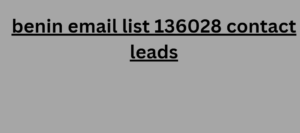 benin email list 136028 contact leads