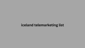 iceland telemarketing list 