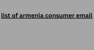 list of armenia consumer email